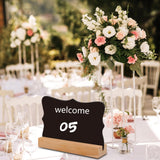 Maxbell 10x Removable Backboard Wedding Party Table Number Stands for Restaurant Lace Shape