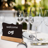 Maxbell 10x Removable Backboard Wedding Party Table Number Stands for Restaurant Lace Shape
