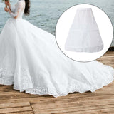 Maxbell Wedding Crinoline Bride Pannier 2 Hoops Skirt Underskirt for Wedding Dress