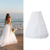 Maxbell Wedding Crinoline Bride Pannier 2 Hoops Skirt Underskirt for Wedding Dress