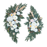 Maxbell 2 Pieces Multipurpose Flowers String Decoration Faux for Bedroom Farmhouse