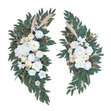 Maxbell 2 Pieces Multipurpose Flowers String Decoration Faux for Bedroom Farmhouse