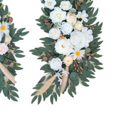 Maxbell 2 Pieces Multipurpose Flowers String Decoration Faux for Bedroom Farmhouse