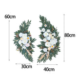 Maxbell 2 Pieces Multipurpose Flowers String Decoration Faux for Bedroom Farmhouse