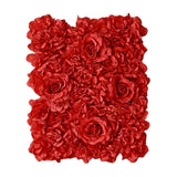 Maxbell Artificial Floral Panel for Weddings Outdoor Decor red