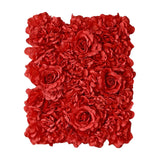 Maxbell Artificial Floral Panel for Weddings Outdoor Decor red