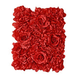 Maxbell Artificial Floral Panel for Weddings Outdoor Decor red
