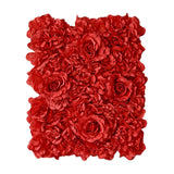 Maxbell Artificial Floral Panel for Weddings Outdoor Decor red
