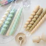 Maxbell Scented Candles Smokeless Decorative Candle for Birthday Gift Photo Props green