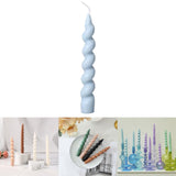 Maxbell Scented Candles Smokeless Decorative Candle for Birthday Gift Photo Props blue