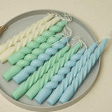 Maxbell Scented Candles Smokeless Decorative Candle for Birthday Gift Photo Props blue