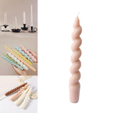 Maxbell Scented Candles Smokeless Decorative Candle for Birthday Gift Photo Props yellow