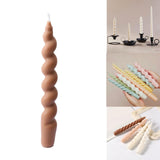 Maxbell Scented Candles Smokeless Decorative Candle for Birthday Gift Photo Props brown