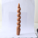 Maxbell Scented Candles Smokeless Decorative Candle for Birthday Gift Photo Props brown