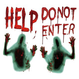 Maxbell Bloody Handprints Zombie Halloween Giant for Window Decoration