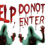 Maxbell Bloody Handprints Zombie Halloween Giant for Window Decoration