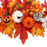 Maxbell Thanksgiving Pumpkin Decorating Hanging with Lights for Porch Door Halloween StyleC