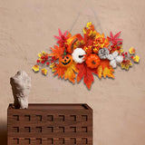 Maxbell Thanksgiving Pumpkin Decorating Hanging with Lights for Porch Door Halloween StyleC