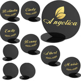 Maxbell 10Pcs DIY Table Numbers Guest Name Tag for Dinner Party Table Centerpiece Black