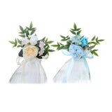 Maxbell Wedding Chair Decoration Flower Chair Back Flowers for Banquet