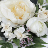 Maxbell Wedding Chair Decoration Flower Chair Back Flowers for Banquet