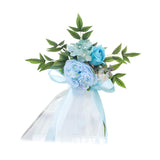 Maxbell Wedding Chair Decoration Flower Chair Back Flowers for Banquet