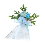 Maxbell Wedding Chair Decoration Flower Chair Back Flowers for Banquet