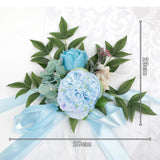 Maxbell Wedding Chair Decoration Flower Chair Back Flowers for Banquet