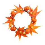 Maxbell Halloween Candle Ring Wreaths Bendable Usage tree Door Fireplace