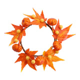 Maxbell Halloween Candle Ring Wreaths Bendable Usage tree Door Fireplace