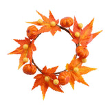 Maxbell Halloween Candle Ring Wreaths Bendable Usage tree Door Fireplace