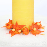 Maxbell Halloween Candle Ring Wreaths Bendable Usage tree Door Fireplace