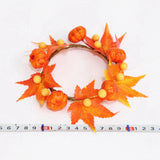 Maxbell Halloween Candle Ring Wreaths Bendable Usage tree Door Fireplace