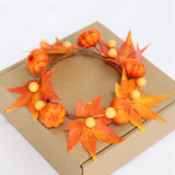 Maxbell Halloween Candle Ring Wreaths Bendable Usage tree Door Fireplace