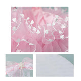 Maxbell Flower Girl Basket Bowknot Flower Candy Baskets 8'' x 8'' Decor for Holiday Pink