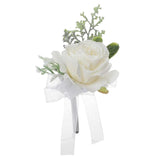 Maxbell Chest Corsage Formal Suit Accessories Boutonniere for Bridal Wedding StyleA