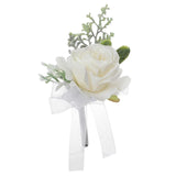 Maxbell Chest Corsage Formal Suit Accessories Boutonniere for Bridal Wedding StyleA