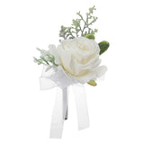 Maxbell Chest Corsage Formal Suit Accessories Boutonniere for Bridal Wedding StyleA
