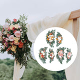 Maxbell 2Pcs Artificial Wedding Arch Decoration for Wedding Photographic Props Style A