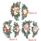 Maxbell 2Pcs Artificial Wedding Arch Decoration for Wedding Photographic Props Style A