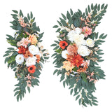 Maxbell 2Pcs Artificial Wedding Arch Decoration for Wedding Photographic Props Style A