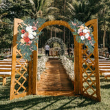 Maxbell 2Pcs Artificial Wedding Arch Decoration for Wedding Photographic Props Style A