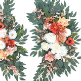 Maxbell 2Pcs Artificial Wedding Arch Decoration for Wedding Photographic Props Style A