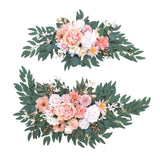 Maxbell 2Pcs Artificial Wedding Arch Decoration for Wedding Photographic Props Style B