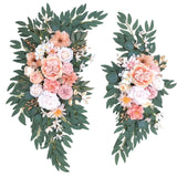Maxbell 2Pcs Artificial Wedding Arch Decoration for Wedding Photographic Props Style B