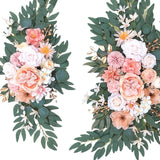 Maxbell 2Pcs Artificial Wedding Arch Decoration for Wedding Photographic Props Style B