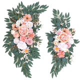 Maxbell 2Pcs Artificial Wedding Arch Decoration for Wedding Photographic Props Style B