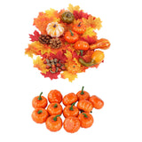 Maxbell Artificial Pumpkin Fall Foam Crafts Halloween Christmas Autumn Holiday Decor 50Pcs 21cmx19cmx5cm