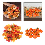 Maxbell Artificial Pumpkin Fall Foam Crafts Halloween Christmas Autumn Holiday Decor 50Pcs 21cmx19cmx5cm