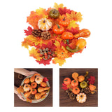 Maxbell Artificial Pumpkin Fall Foam Crafts Halloween Christmas Autumn Holiday Decor 50Pcs 21cmx19cmx5cm